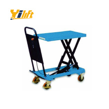 safety model 1000kg hand type lift table 950mm with one single scissor design